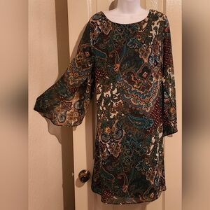 Beautiful Paisley Lined Dress